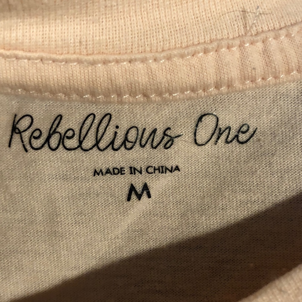 Rebellious One Cream Celestial Graphic Long Sleeve Tee - Picture 2 of 3